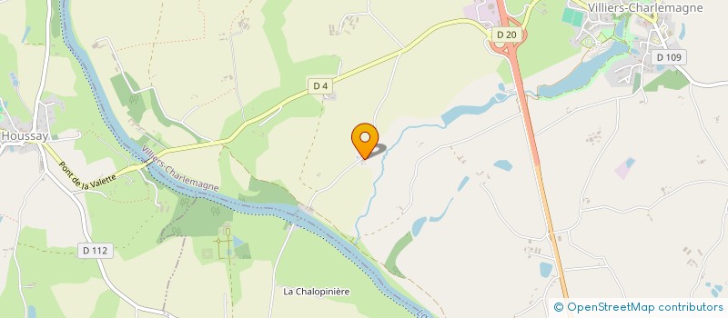 localisation de l'entreprise MONSIEUR FRANCK LEGEAY à LA BAZOUGE-DE-CHEMERE