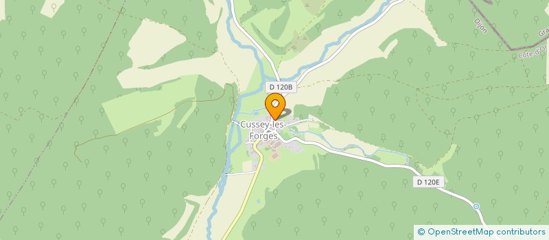 localisation de l'entreprise MONSIEUR FRANCK LEGELEY  CUSSEY-LES-FORGES