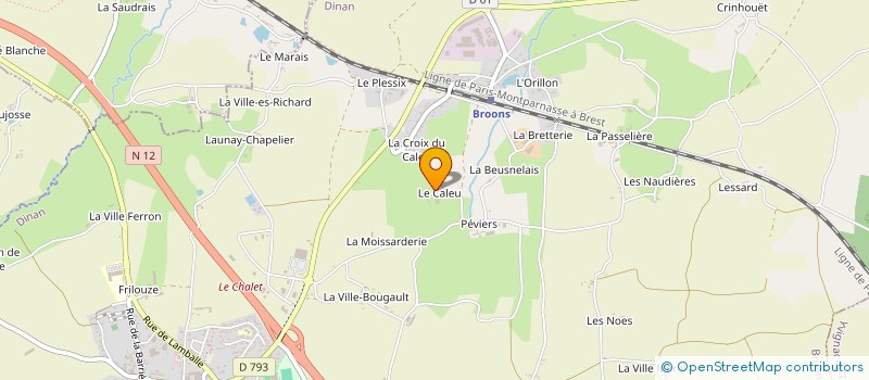 localisation de l'entreprise MONSIEUR FRANCK LEGRAND à BROONS