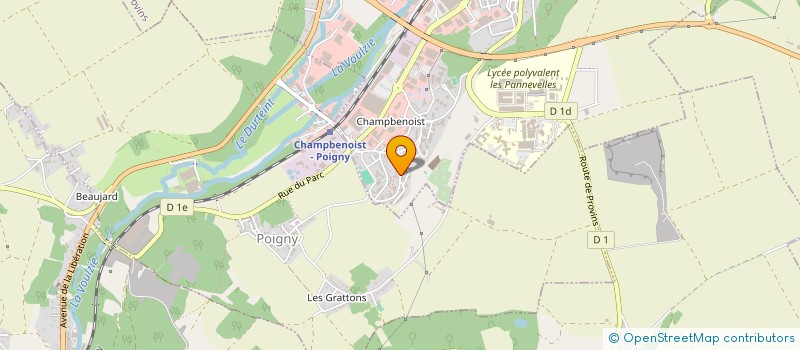 localisation de l'entreprise MONSIEUR FRANCK LEGUAY à PROVINS