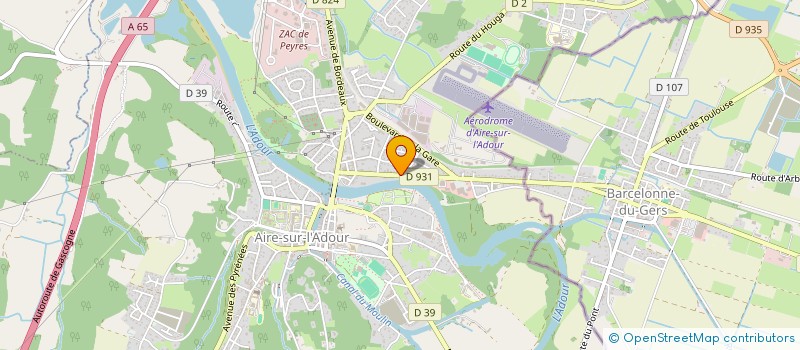 localisation de l'entreprise MONSIEUR FRANCK LEHMANN  AIRE-SUR-L ADOUR