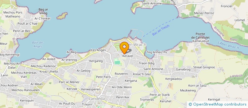 localisation de l'entreprise MONSIEUR FRANCK LEHUEDE  LANDEDA