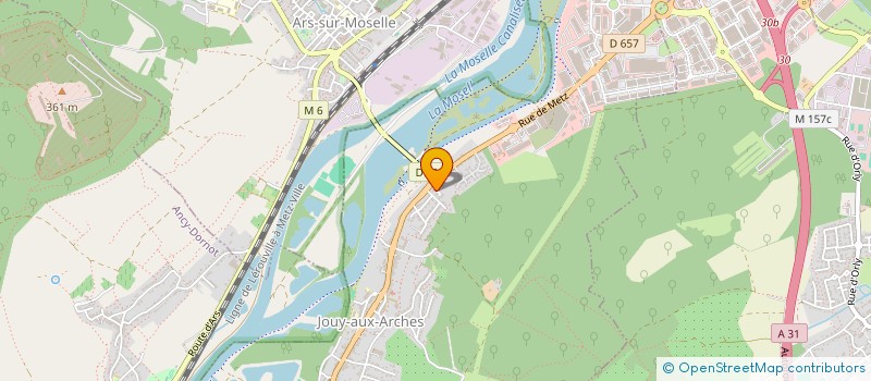 localisation de l'entreprise MONSIEUR FRANCK LEJEUNE  JOUY-AUX-ARCHES