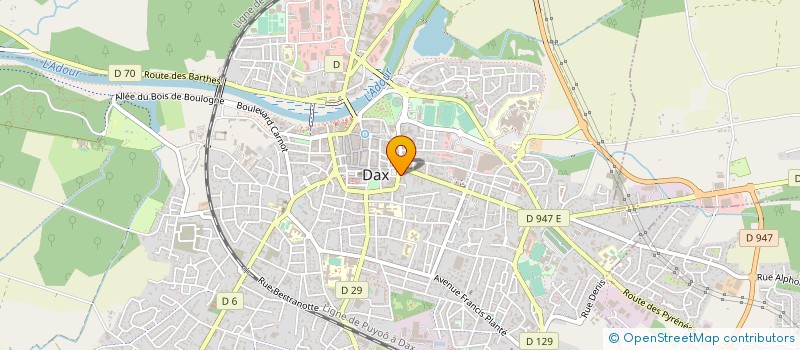 localisation de l'entreprise MONSIEUR FRANCK LEMAIRE à DAX