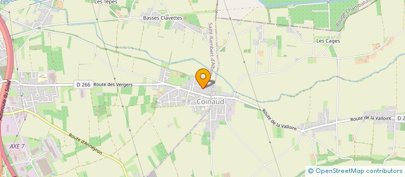 localisation de l'entreprise MONSIEUR FRANCK LEMAIRE  SAINT RAMBERT D'ALBON