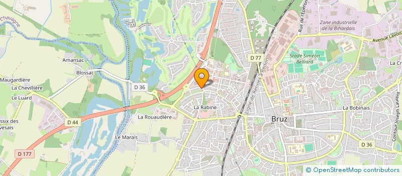 localisation de l'entreprise MONSIEUR FRANCK LEMAIRE à BRUZ
