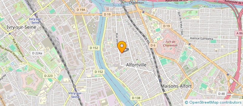 localisation de l'entreprise MONSIEUR FRANCK LEMIERE  ALFORTVILLE