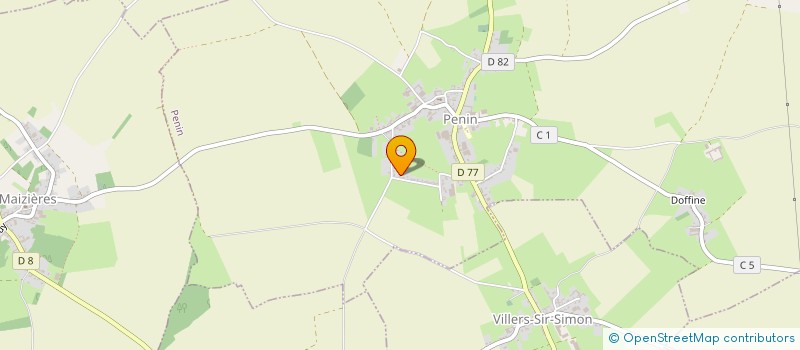 localisation de l'entreprise MONSIEUR FRANCK LEMIERE  PENIN