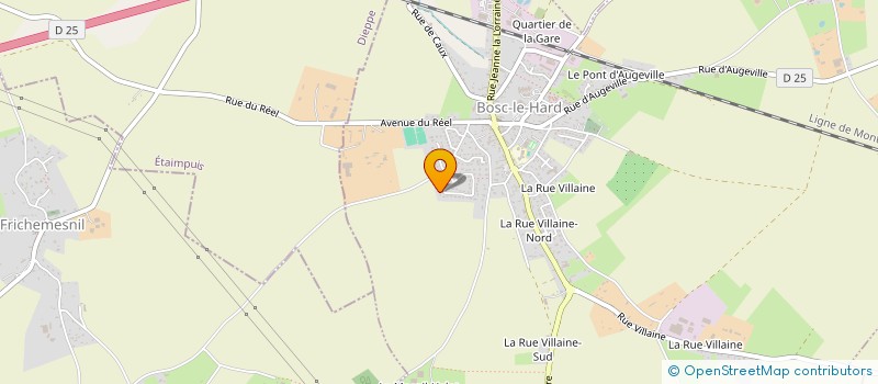 localisation de l'entreprise MONSIEUR FRANCK LEMONNIER  BOSC-LE-HARD