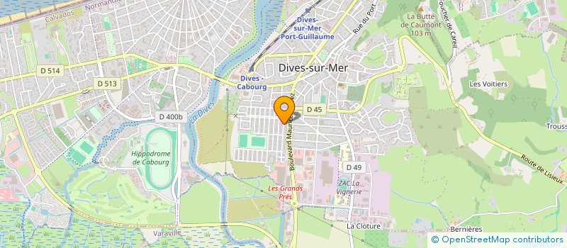 localisation de l'entreprise MONSIEUR FRANCK LEON  DIVES-SUR-MER