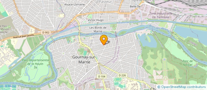 localisation de l'entreprise MONSIEUR FRANCK LEONARD à GOURNAY-SUR-MARNE