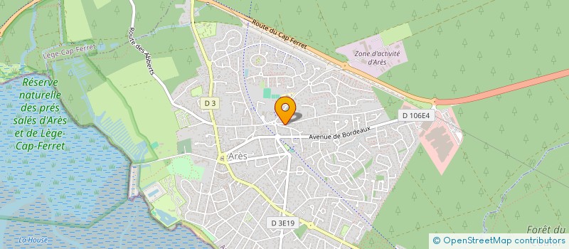 localisation de l'entreprise MONSIEUR FRANCK LEPAGE  ARES