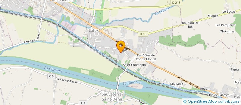 localisation de l'entreprise MONSIEUR FRANCK LEPAN  LAFOX