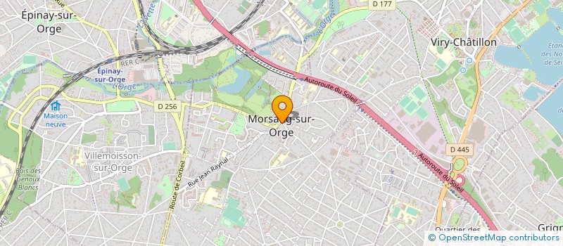 localisation de l'entreprise MONSIEUR FRANCK LEPROVOST  MORSANG-SUR-ORGE