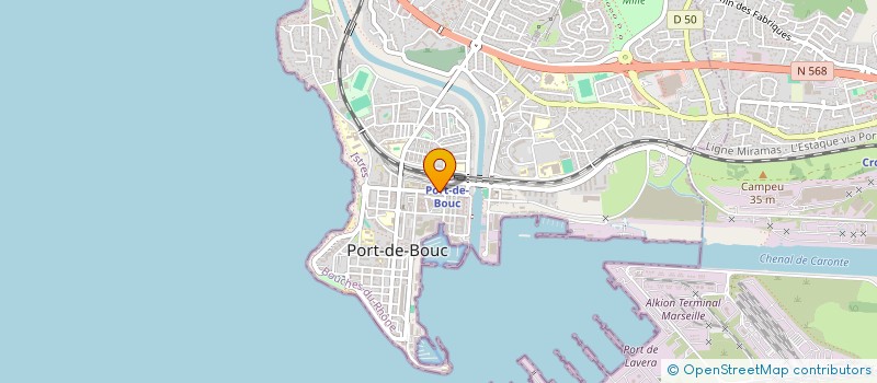 localisation de l'entreprise MONSIEUR FRANCK LERONDEAU  PORT-DE-BOUC