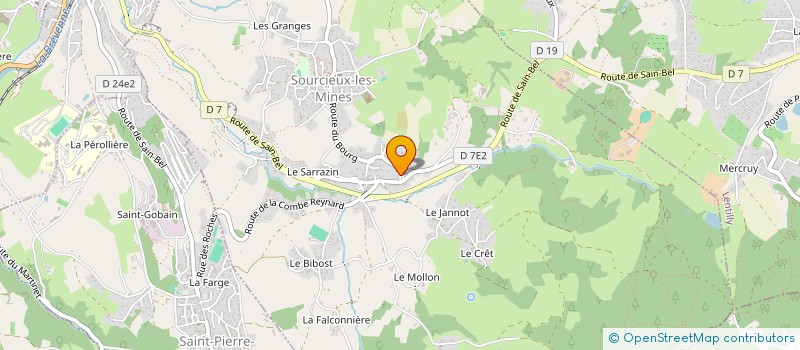 localisation de l'entreprise MONSIEUR FRANCK LEROY  SAINT-GERMAIN-NUELLES