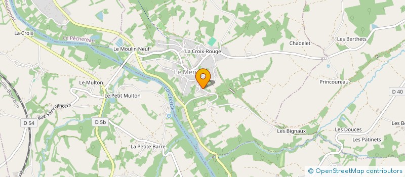 localisation de l'entreprise MONSIEUR FRANCK LEROY à LE MENOUX