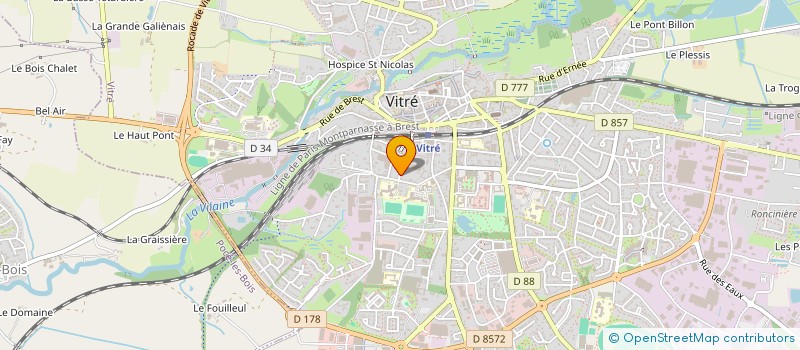 localisation de l'entreprise MONSIEUR FRANCK LESCA à VITRE