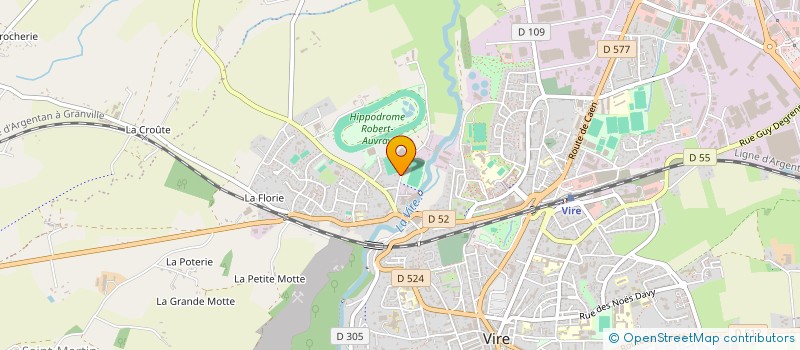 localisation de l'entreprise MONSIEUR FRANCK LETELLIER  VIRE-NORMANDIE