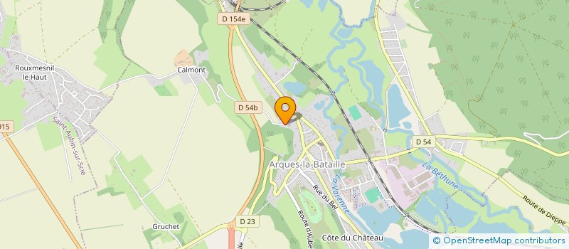 localisation de l'entreprise MONSIEUR FRANCK LETELLIER  ARQUES-LA-BATAILLE