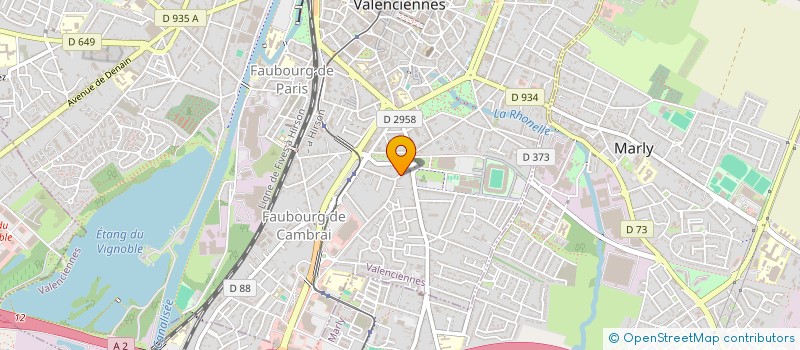 localisation de l'entreprise MONSIEUR FRANCK LETERME à VALENCIENNES