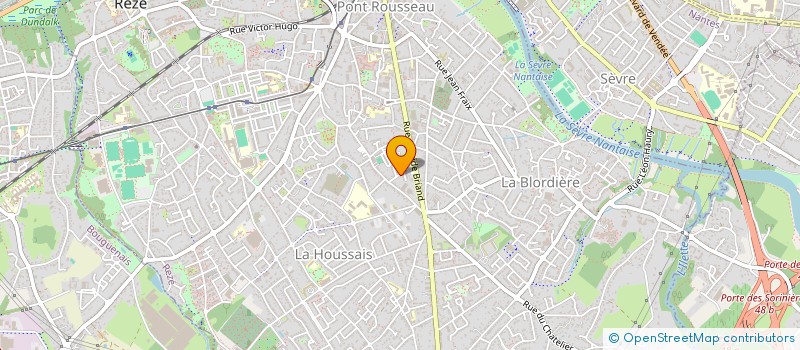 localisation de l'entreprise MONSIEUR FRANCK LETROUVE  REZE