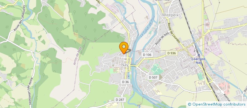 localisation de l'entreprise MONSIEUR FRANCK LEUILLET  NAY