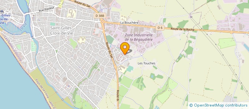 localisation de l'entreprise MONSIEUR FRANCK LEUZY  SAINT-GILLES-CROIX-DE-VIE