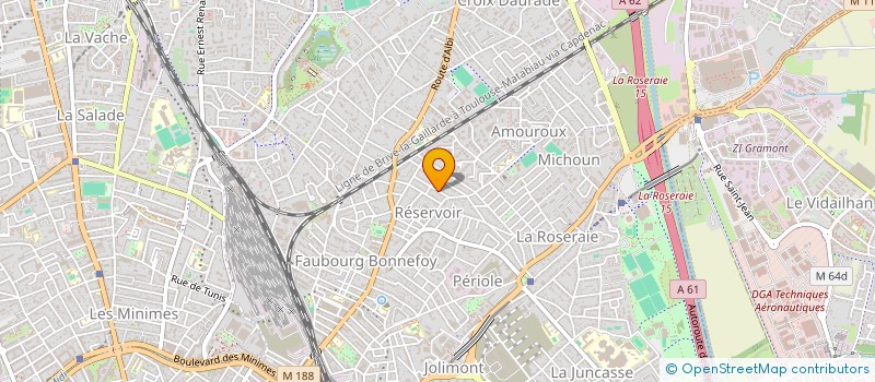 localisation de l'entreprise MONSIEUR FRANCK LEVASSEUR à TOULOUSE