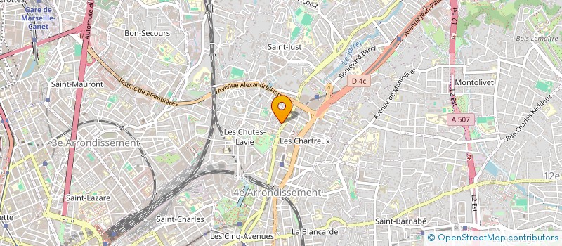 localisation de l'entreprise MONSIEUR FRANCK LEVE à MARSEILLE