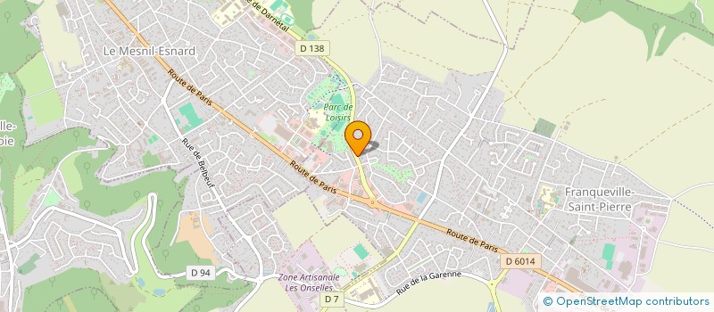 localisation de l'entreprise MONSIEUR FRANCK LEVEQUE  FRANQUEVILLE-SAINT-PIERRE