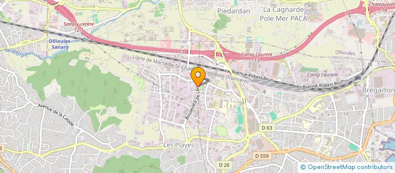 localisation de l'entreprise MONSIEUR FRANCK LHOMME à SIX-FOURS-LES-PLAGES