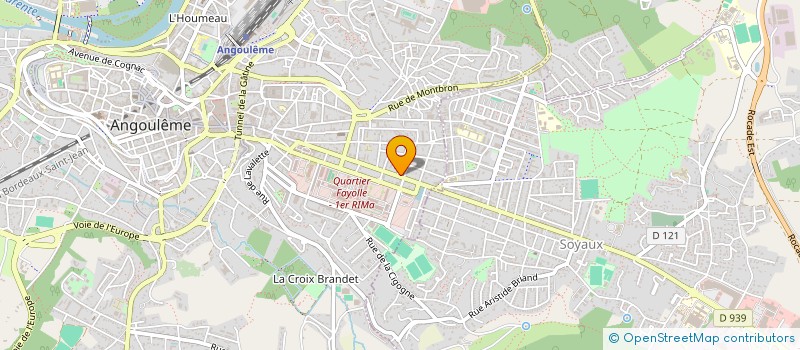localisation de l'entreprise MONSIEUR FRANCK LHUILLIER à ANGOULEME