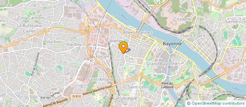 localisation de l'entreprise MONSIEUR FRANCK LIARCOU  BAYONNE