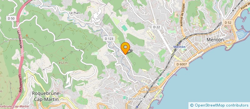 localisation de l'entreprise MONSIEUR FRANCK LINTON  MENTON