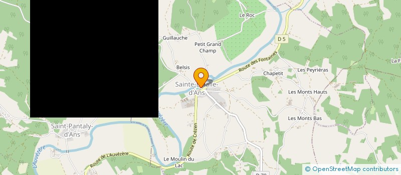 localisation de l'entreprise MONSIEUR FRANCK LIPSKI  SAINTE-EULALIE-D'ANS