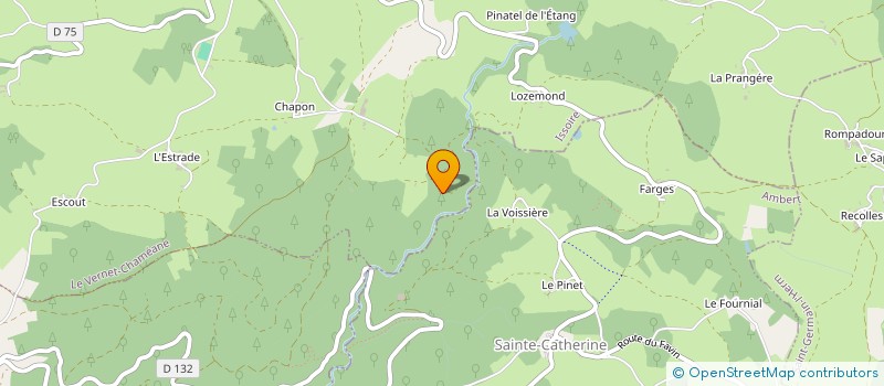 localisation de l'entreprise MONSIEUR FRANCK LITT  LE VERNET-CHAMEANE