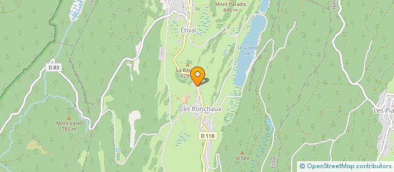 localisation de l'entreprise MONSIEUR FRANCK LIZEE  ETIVAL