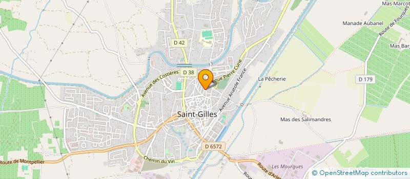 localisation de l'entreprise MONSIEUR FRANCK LLINARES  SAINT-GILLES