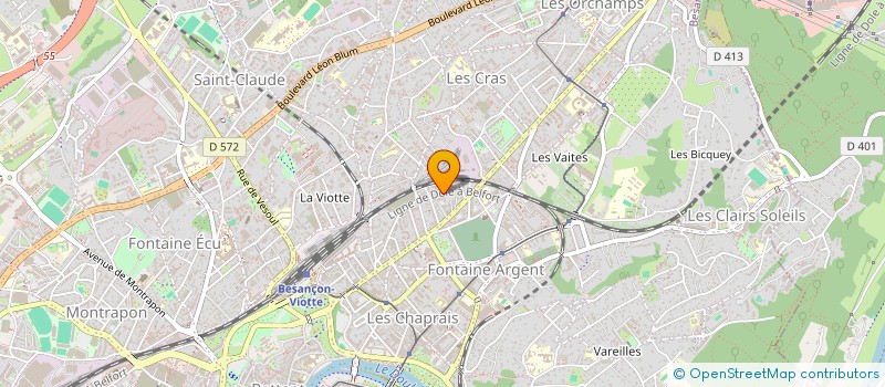 localisation de l'entreprise MONSIEUR FRANCK LODDO  LES ROUSSES