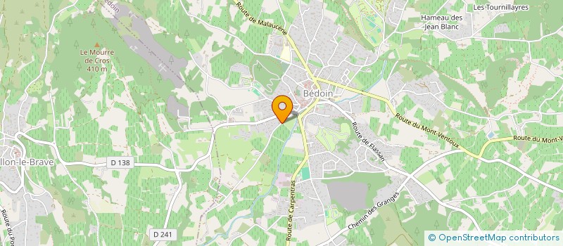 localisation de l'entreprise MONSIEUR FRANCK LODZIAK  BEDOIN