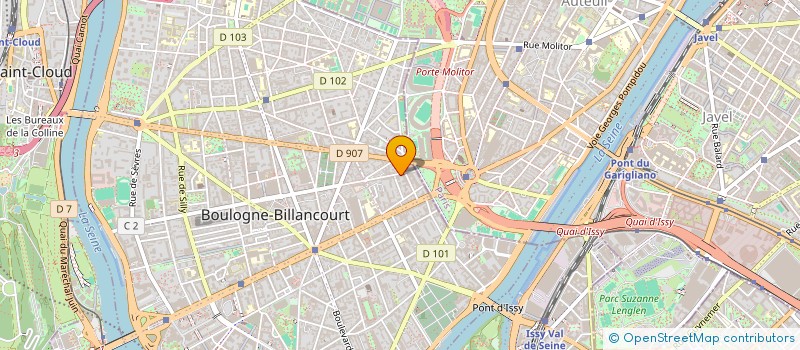 localisation de l'entreprise MONSIEUR FRANCK LOPEZ  BOULOGNE-BILLANCOURT