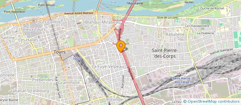 localisation de l'entreprise MONSIEUR FRANCK LORET  TOURS