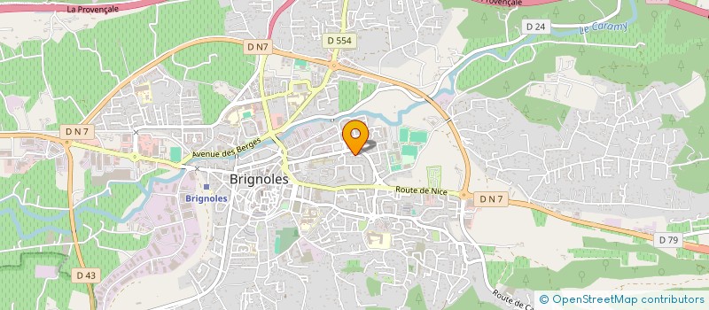 localisation de l'entreprise MONSIEUR FRANCK LORIDAN à BRIGNOLES
