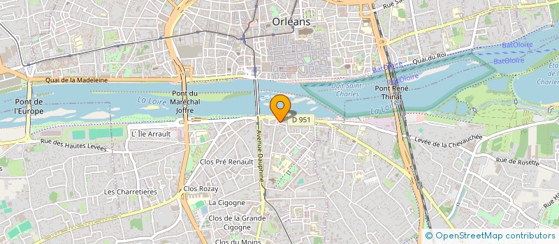 localisation de l'entreprise MONSIEUR FRANCK LORIN  ORLEANS