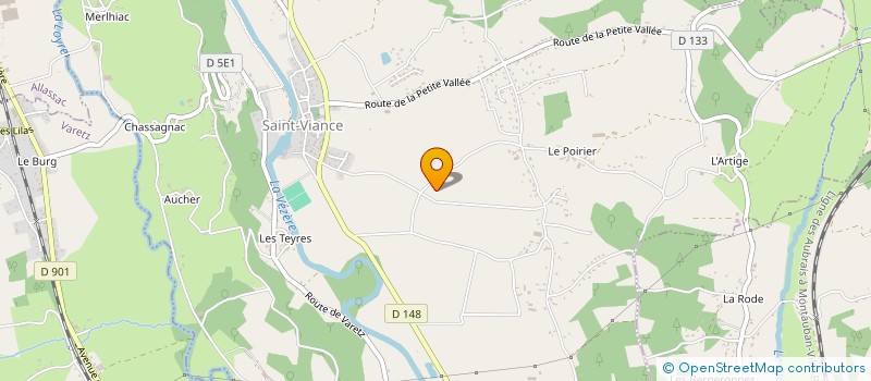 localisation de l'entreprise MONSIEUR FRANCK LOURADOUR  ALLASSAC