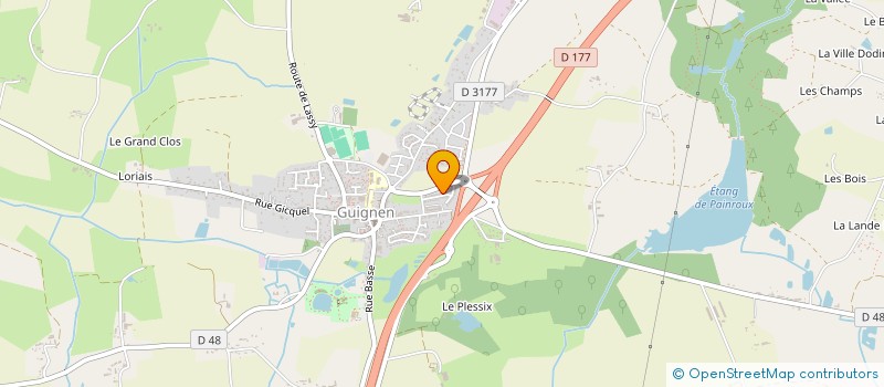 localisation de l'entreprise MONSIEUR FRANCK LOUVEL  GUIGNEN