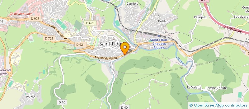 localisation de l'entreprise MONSIEUR FRANCK LOUVRIER à SAINT-FLOUR