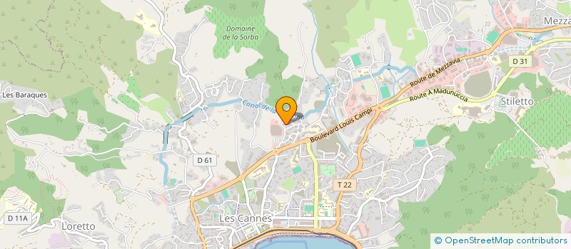 localisation de l'entreprise MONSIEUR FRANCK LUBRANO à AJACCIO