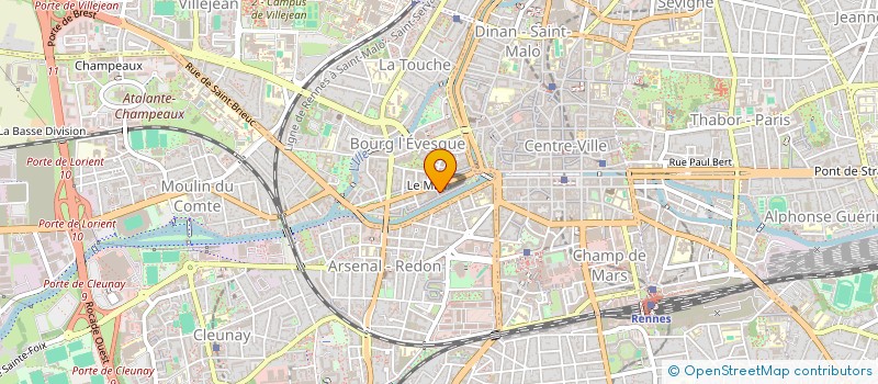 localisation de l'entreprise MONSIEUR FRANCK LUCAS à RENNES